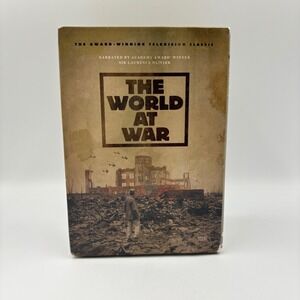 A&E The World at War DVD Box Set 11 Discs Laurence Olivier WWII Documentary Good